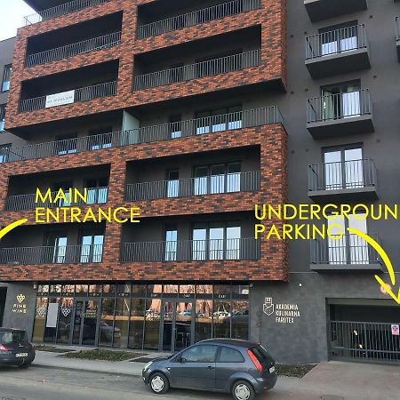 Navyblue Apartment Cracow Free Parking Tv คราคูฟ ภายนอก รูปภาพ