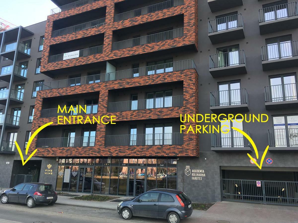 Navyblue Apartment Cracow Free Parking Tv คราคูฟ ภายนอก รูปภาพ